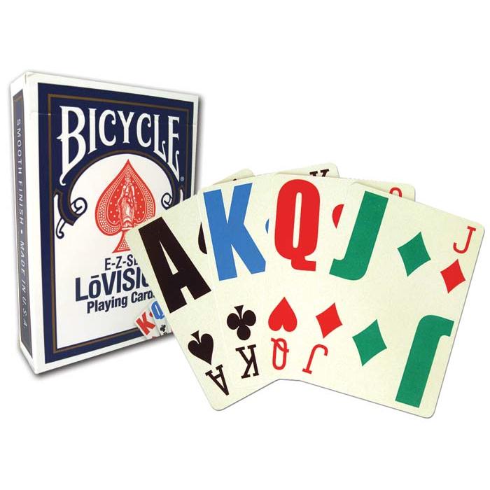 Bicycle EZ See LoVision Playing Cards | ColonialMedical.com