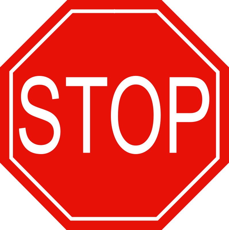 Stop Signal - Señal De Alto Clip Art Download