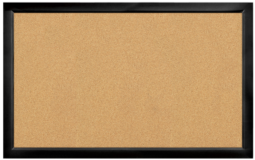 Black Framed Cork Board 22 x 35