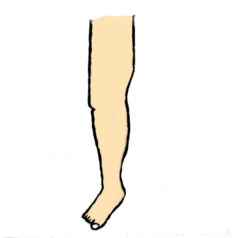 clipart of a leg - photo #28