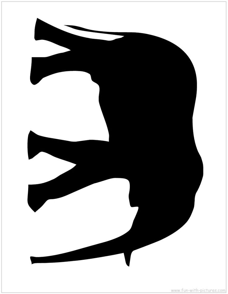elephant2-silhouette.jpg (850×1100) | Cards - Silhouettes | Pinterest