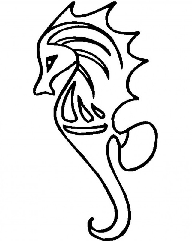 Seahorse Coloring Pages Printable Kids Colouring Pages 256083 ...