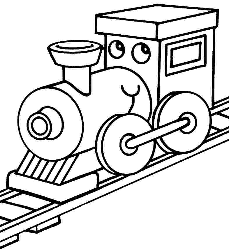 Transportation Train Colouring Pages Free For Kids - #22711.