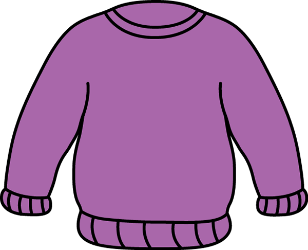 Purple Sweater Clip Art - Purple Sweater Image