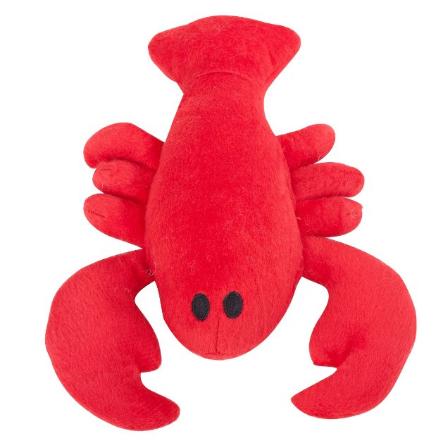 Bright Red Lobster Funny Squeaking Dog Toy | LaPet