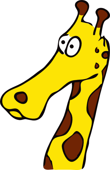 Cartoon Giraffe Clip Art Vector Clip Art Online Royalty Free ...
