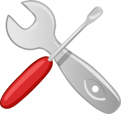 Download Hardware Tools Workshop Screwdriver Wrench clip art ...