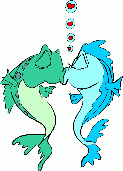 kissing fish clip art free - photo #5