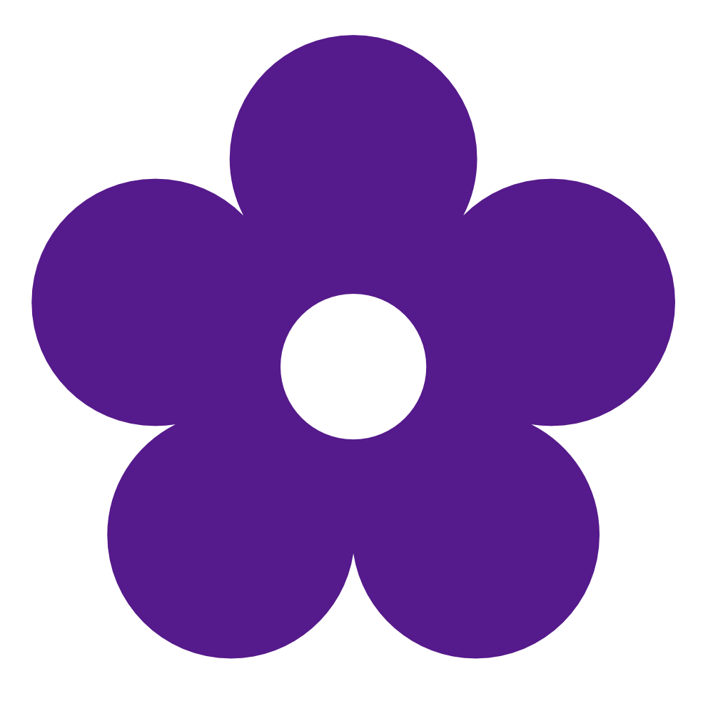 Purple Flowers Clip Art - ClipArt Best