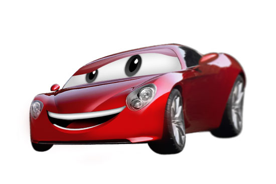 Create a Cartoon Car Similar to Cars Movie | 10Steps.