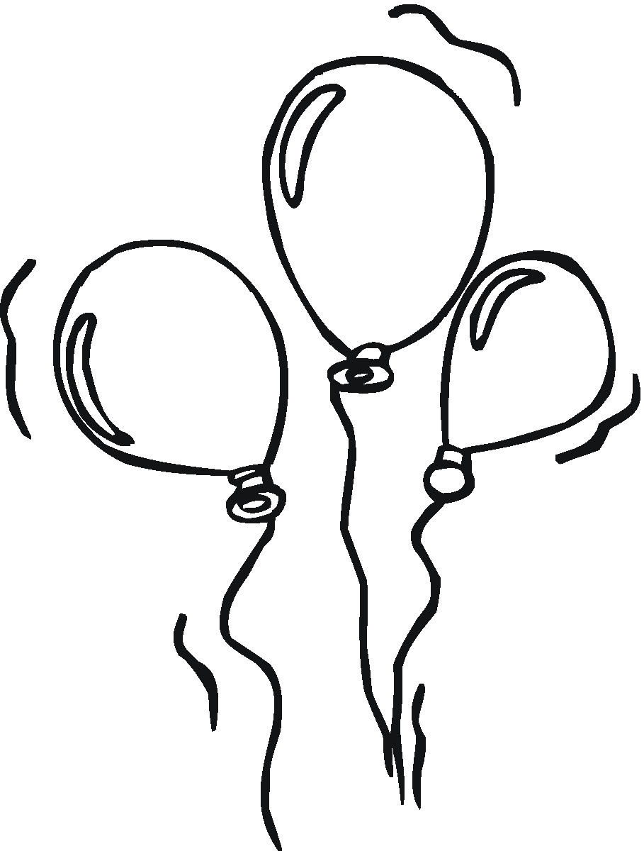 Black And White Balloons Clip Art - Cliparts.co