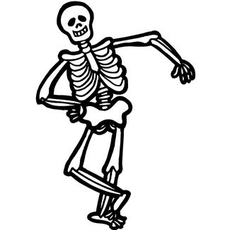 Pix For > Happy Skeleton Head Clip Art