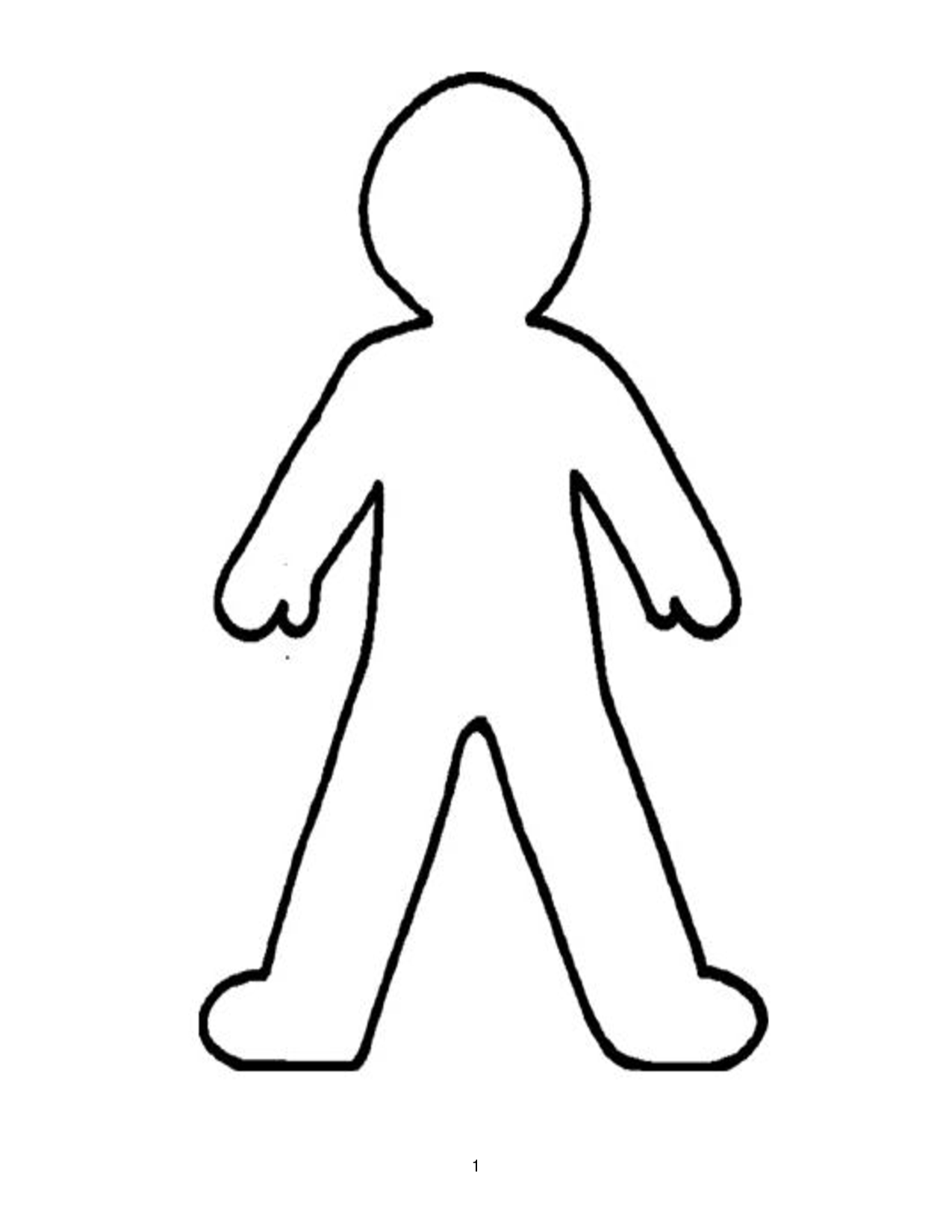 Human Figure Outline - Cliparts.co