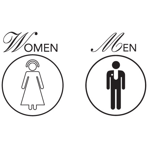 Unisex Restroom Signs, Printable - DYNASTY™ 東方不敗™ - Premium ...