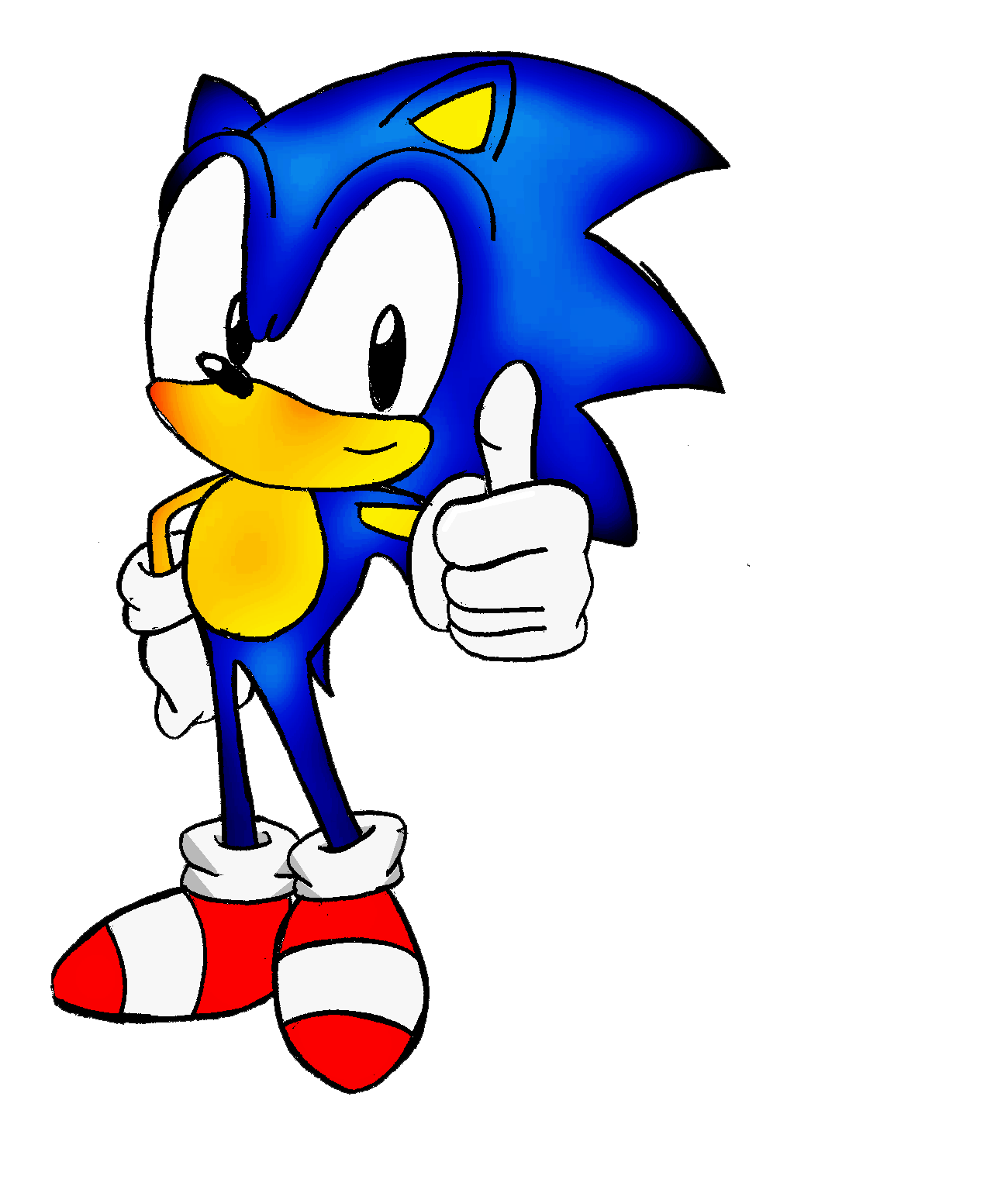 Artwork/Clip Art: Sonic the Hedgehog | Retro Prov