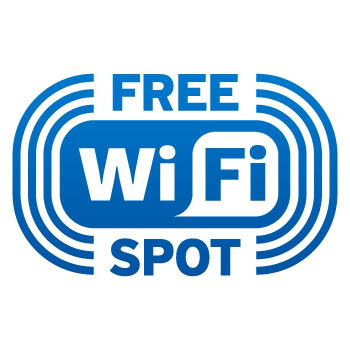 Wireless Decal Sticker WiFi Free Spot Sign Vinyl X2WW8 - ClipArt ...