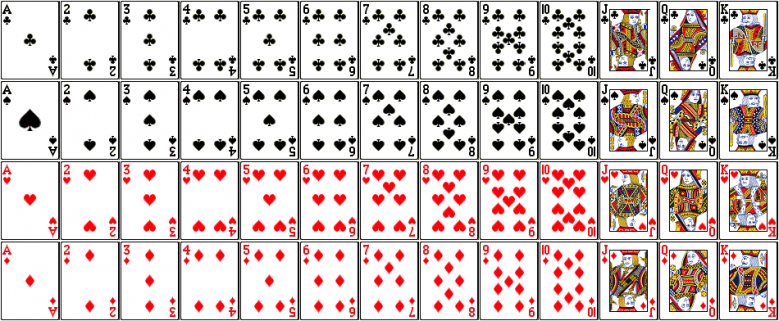 Secrets of Win: Card Poker Hands From A Standard Deck Of 52 Cards