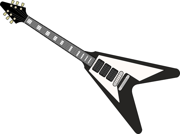Black And White Pictures Of Guitars - ClipArt Best