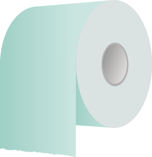 Toilet Paper Roll clip art - vector clip art online, royalty free ...