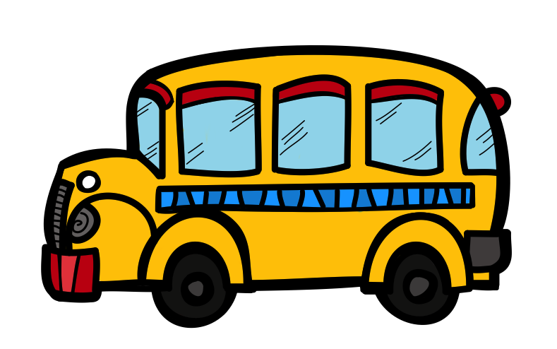 clip art of cartoon bus - photo #2