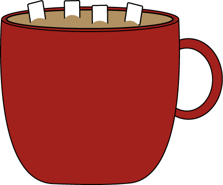 Red Cup of Cocoa Clip Art - Red Cup of Cocoa Image