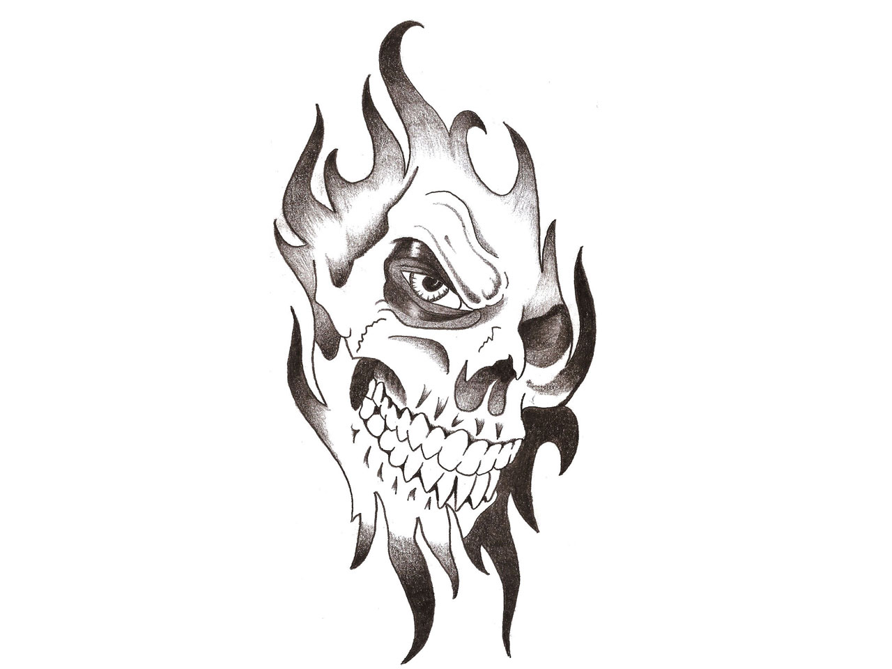 Free Skull Tattoo Designs - Cliparts.co