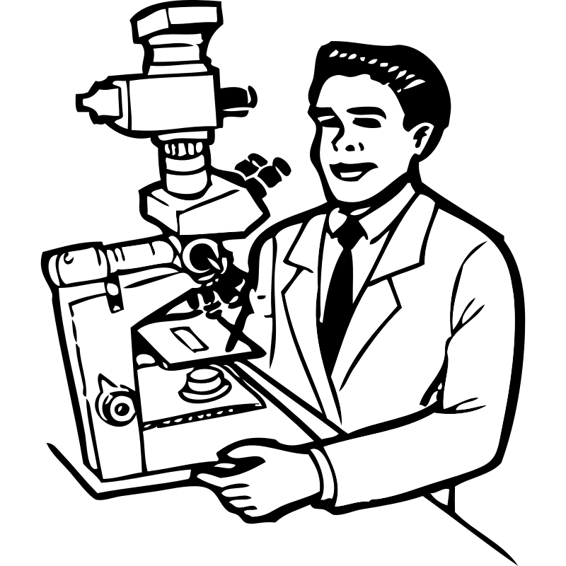 Clipart - scientist