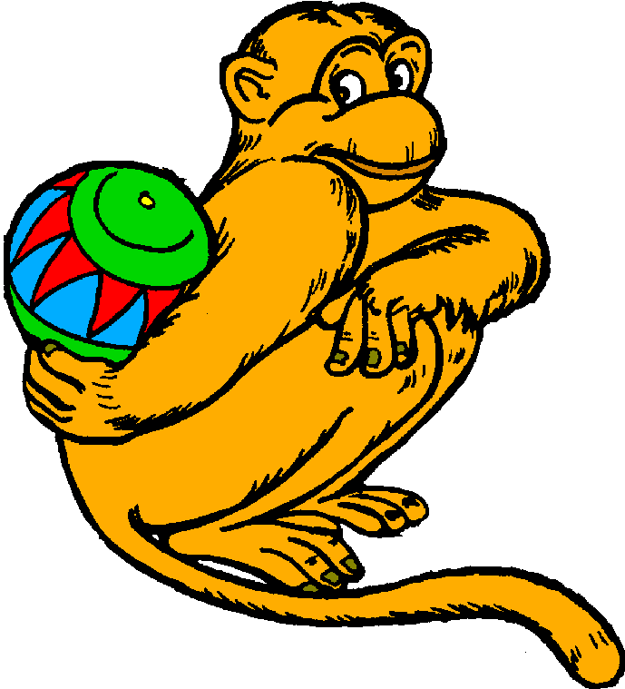 Arthur's Monkey clip art page 1