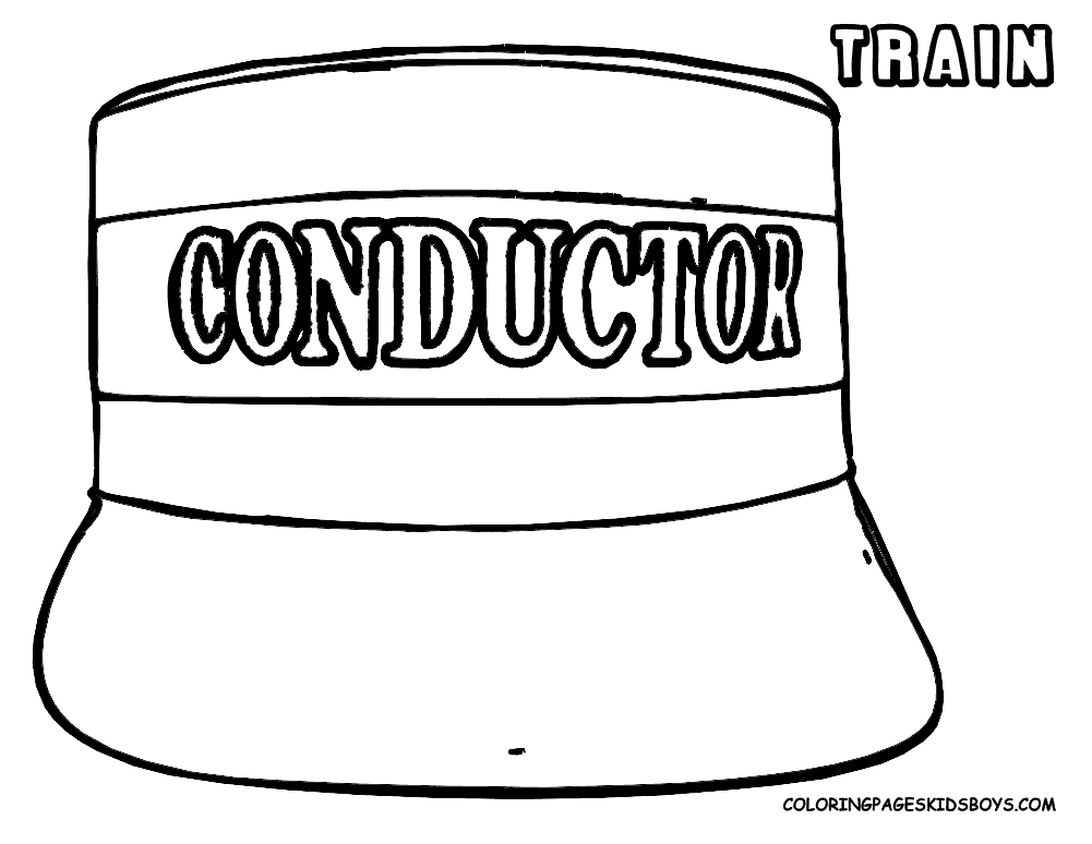 Free Printable Train Conductor Hat Template Printable Templates