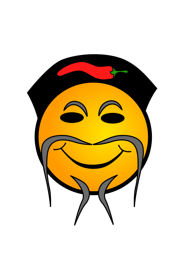 Chinese Cook Smiley large 900pixel clipart, Chinese Cook Smiley ...