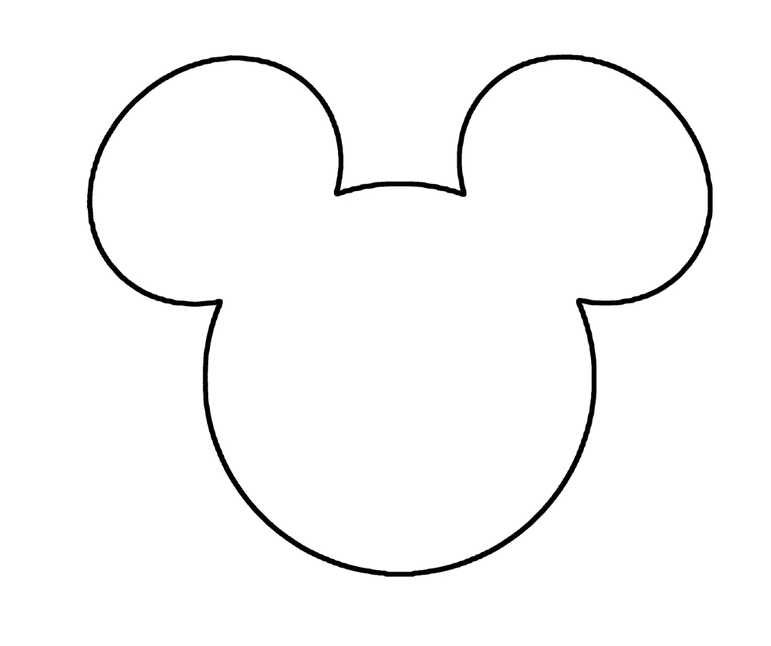 Mickey Mouse Ears Template - Cliparts.co
