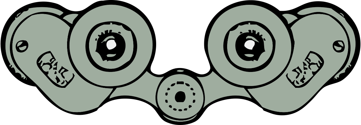 Binoculars Rear View Clipart by johnny_automatic : Entertainment ...