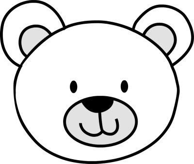 Polar Bear Clip Art Black White | Clipart Panda - Free Clipart Images