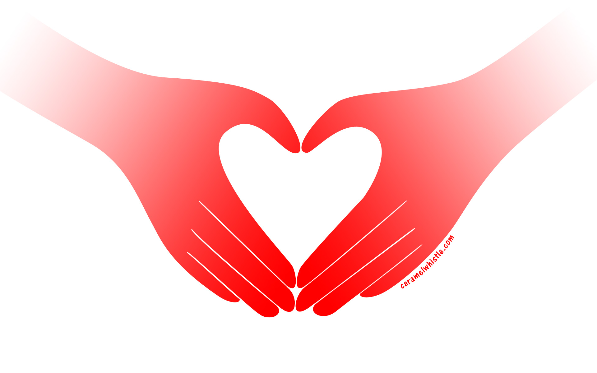free clipart heart with hands - photo #2