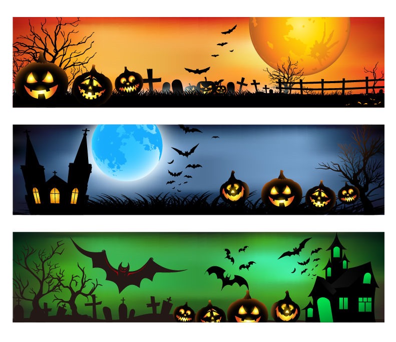 Vector Banner for Halloween | Free Vector Graphics | All Free Web ...