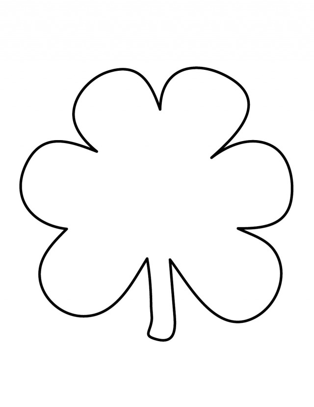 Coloring Pages Terrific Shamrock Coloring Page Picture Id 176067 ...