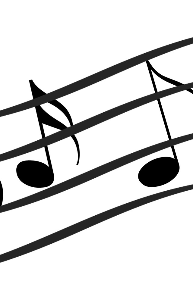 Musical Notes Wallpaper, IPhone Wallpaper, Facebook Cover, Twitter