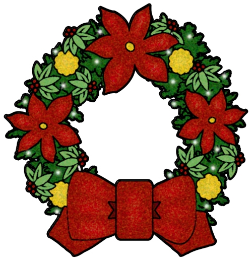 Christmas Wreath Clipart | Clipart Panda - Free Clipart Images