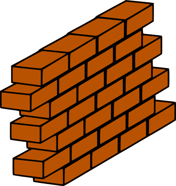 Brick Wall clip art - vector clip art online, royalty free ...