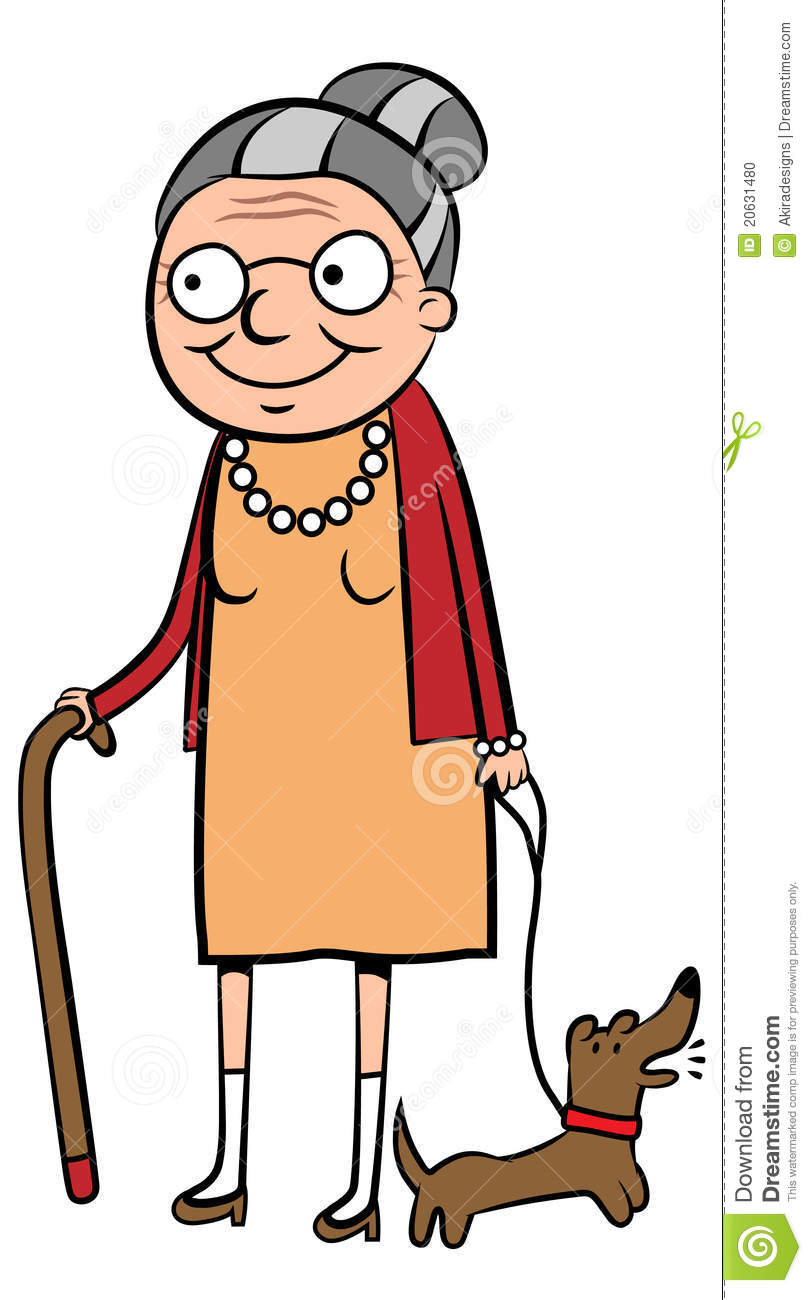 Old People Walking Clipart - Free Clip Art Images