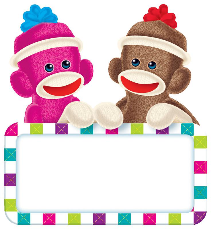 Sock Monkeys Signs Classic Accents | T-10083 - Cliparts.co