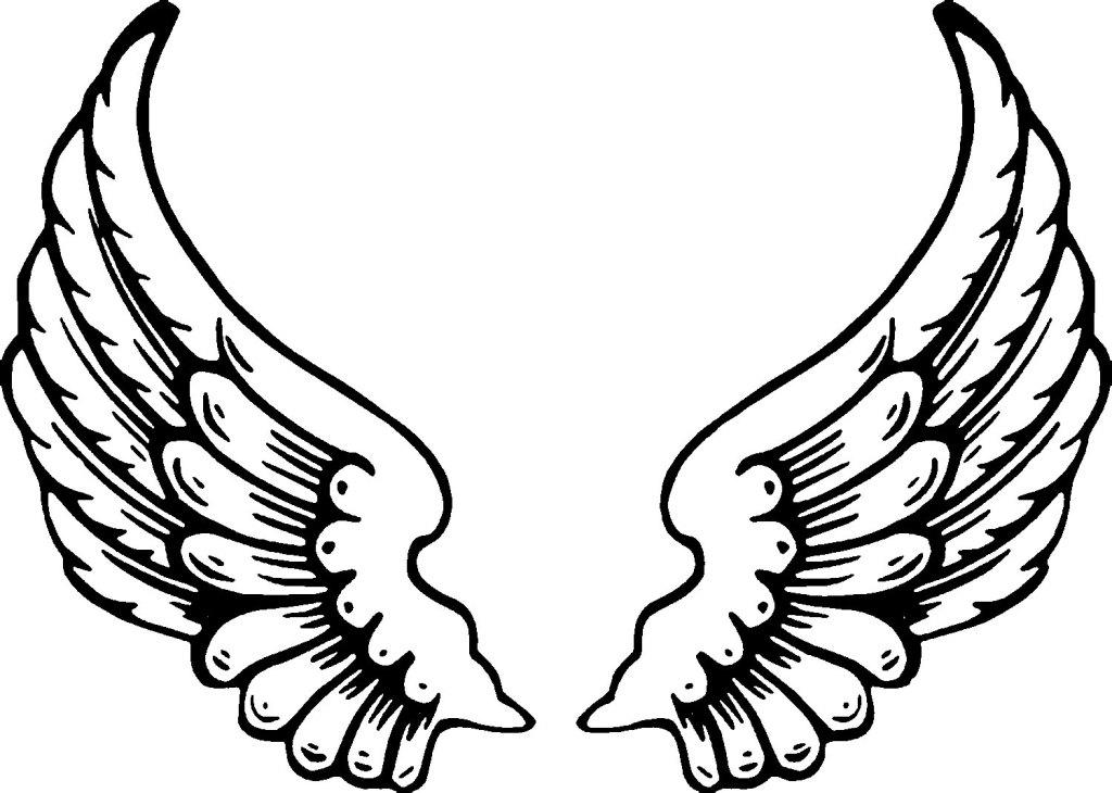 Angel Wing Coloring Pages - Printable Angel Coloring Pages ...