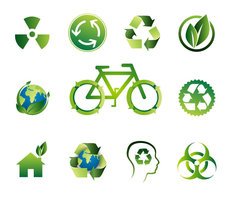 Green Bio Vector Icon Set | Free Vector Graphics | All Free Web ...