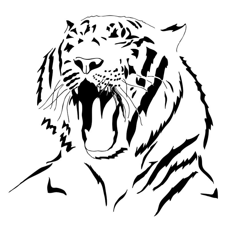 roaring tiger tattoo cliparts co roaring tiger tattoo cliparts co
