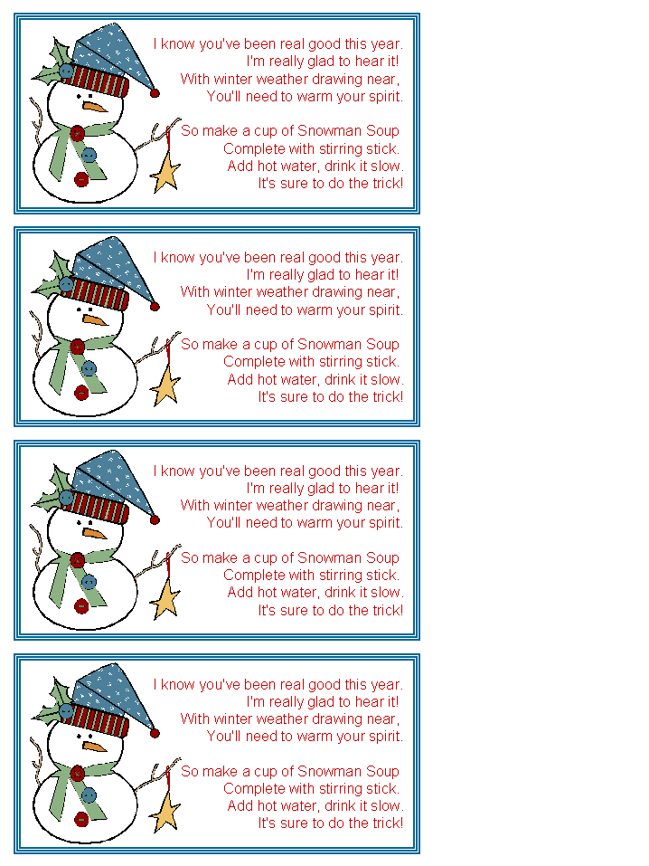 Search Results for “Snowman Soup Poem Template” Calendar 2015