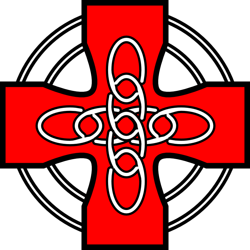 Simple Celtic Cross Clip Art