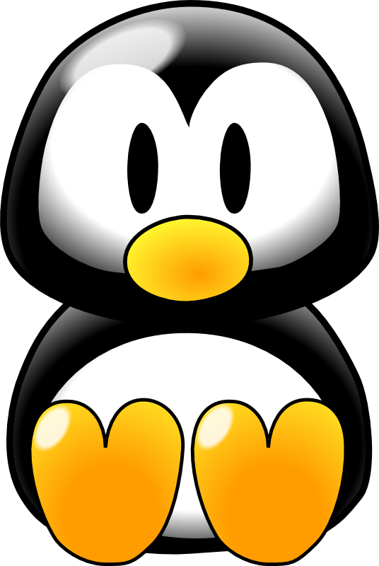 Clipart - Baby Tux