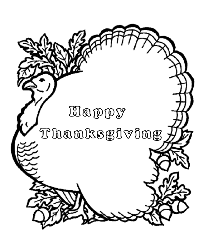 Thanksgiving Day Coloring Page Sheets - Happy Thanksgiving ...