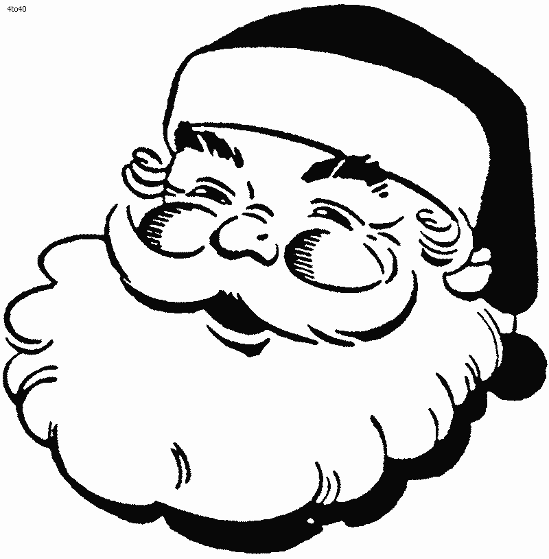 Cartoon Santa Face - Cliparts.co