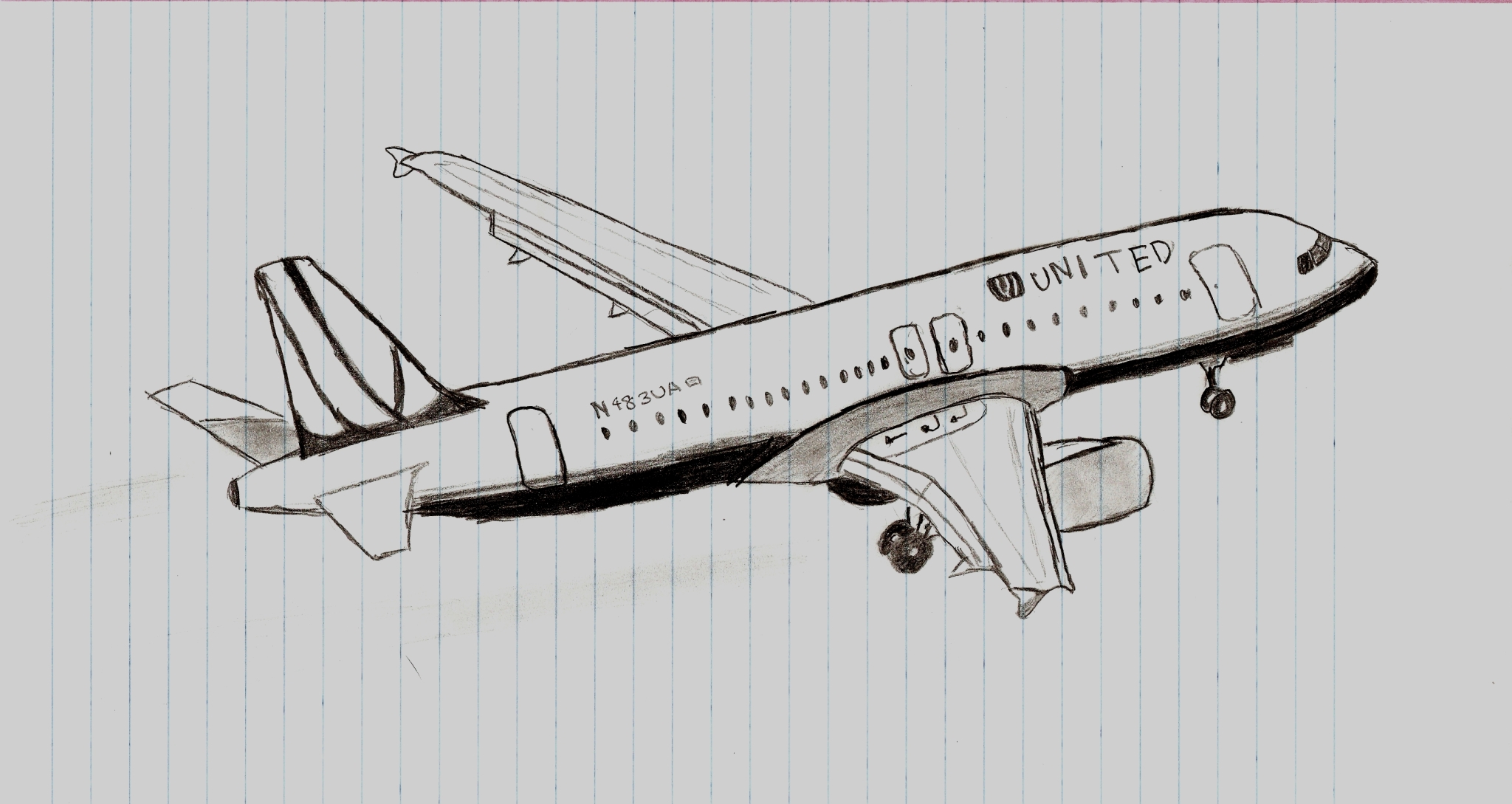 airplane simple airplane drawing